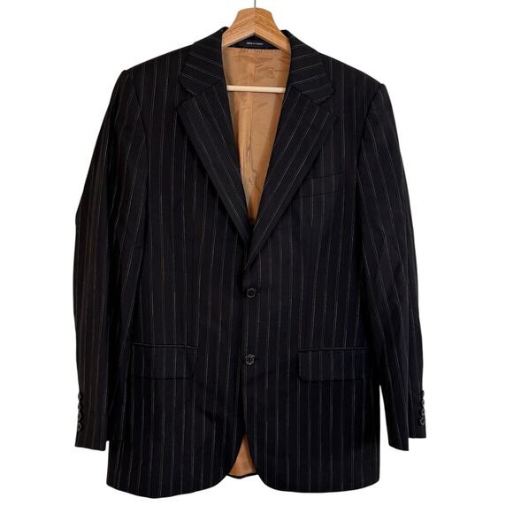 Boss Hugo Boss Pinstripe Mens Blazer Size 38R Gable Vegas Virgin Wool formal - Picture 1 of 8